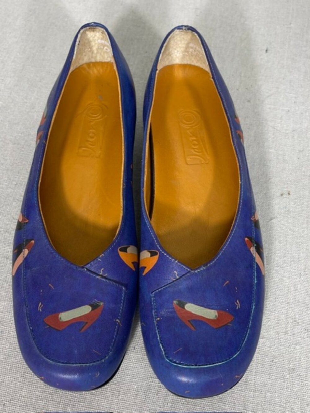 Icon Women's Wearable Art Leather Loafers US 6 M Flats Slip on Shoes Comfort